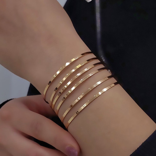 النگو طرح طلای زنانه، مدل آینه ای