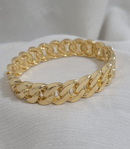 دستبند چفتی کارتیه YSX | زنجیر تخت براق